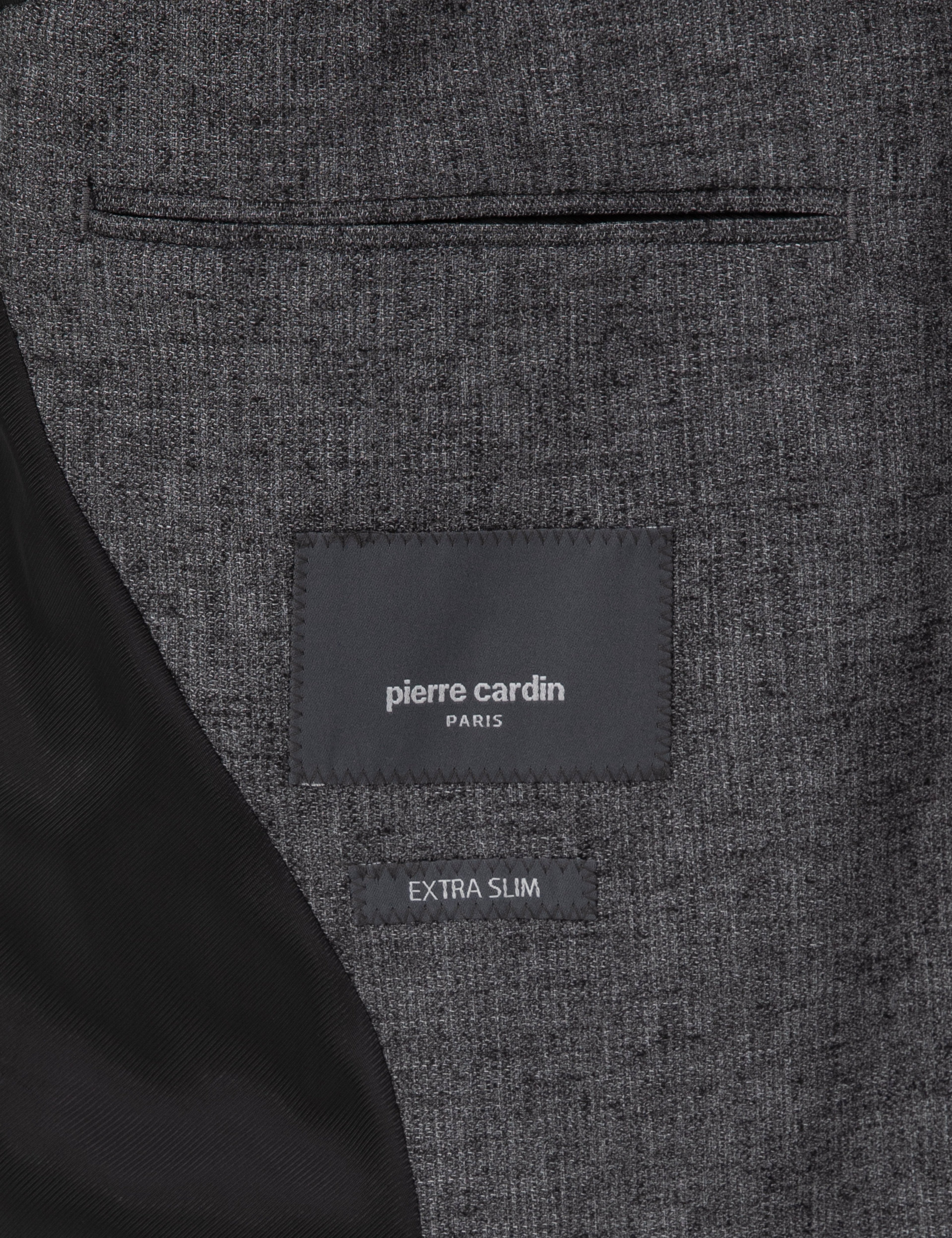 Antrasit Extra Slim Fit Keten Karışımlı Ceket