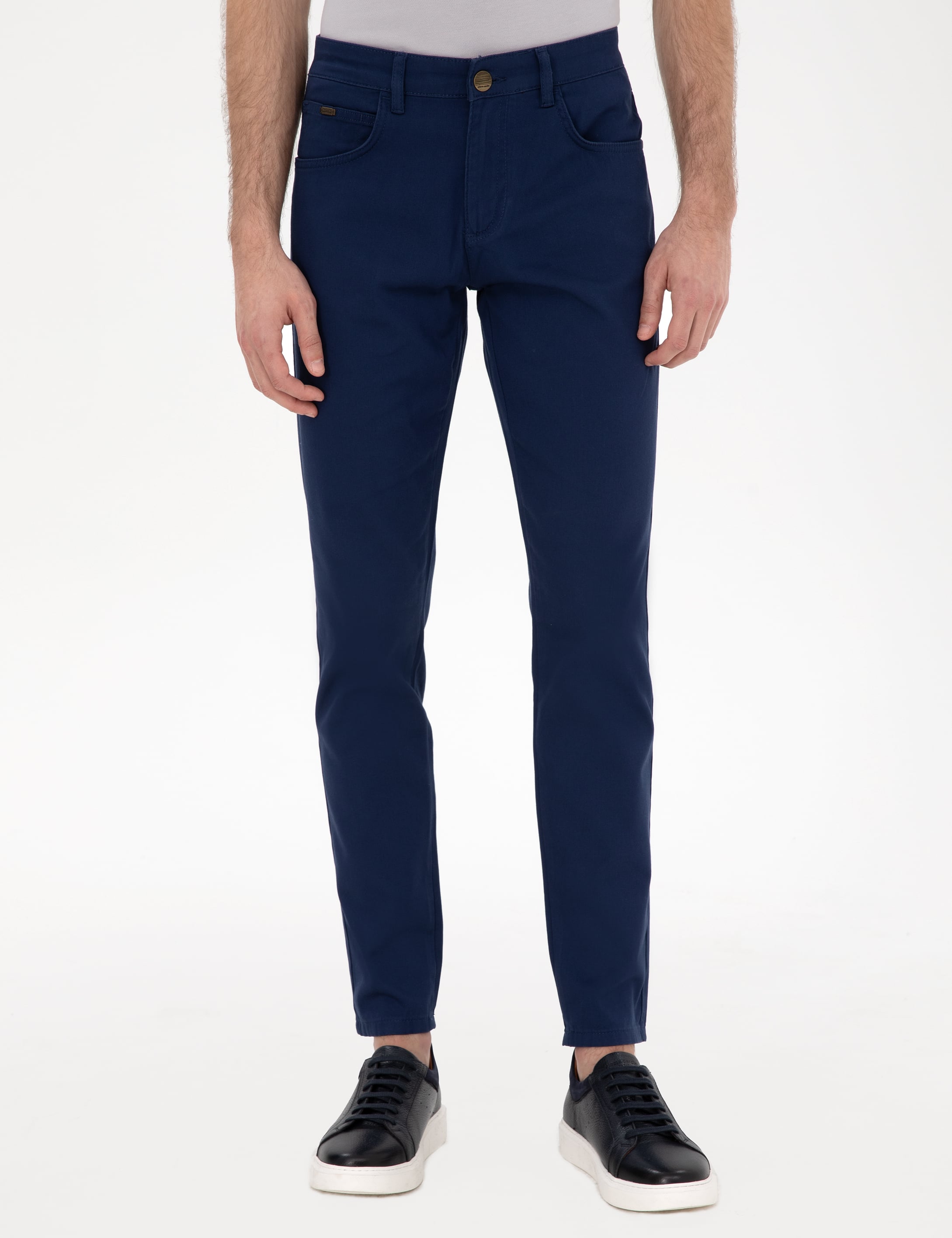 İndigo Slim Fit 5 Cep Chino Pantolon - Image 2