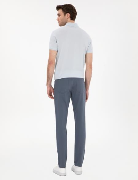 Açık Mavi Slim Fit 5 Cep Chino Pantolon - 50271249251