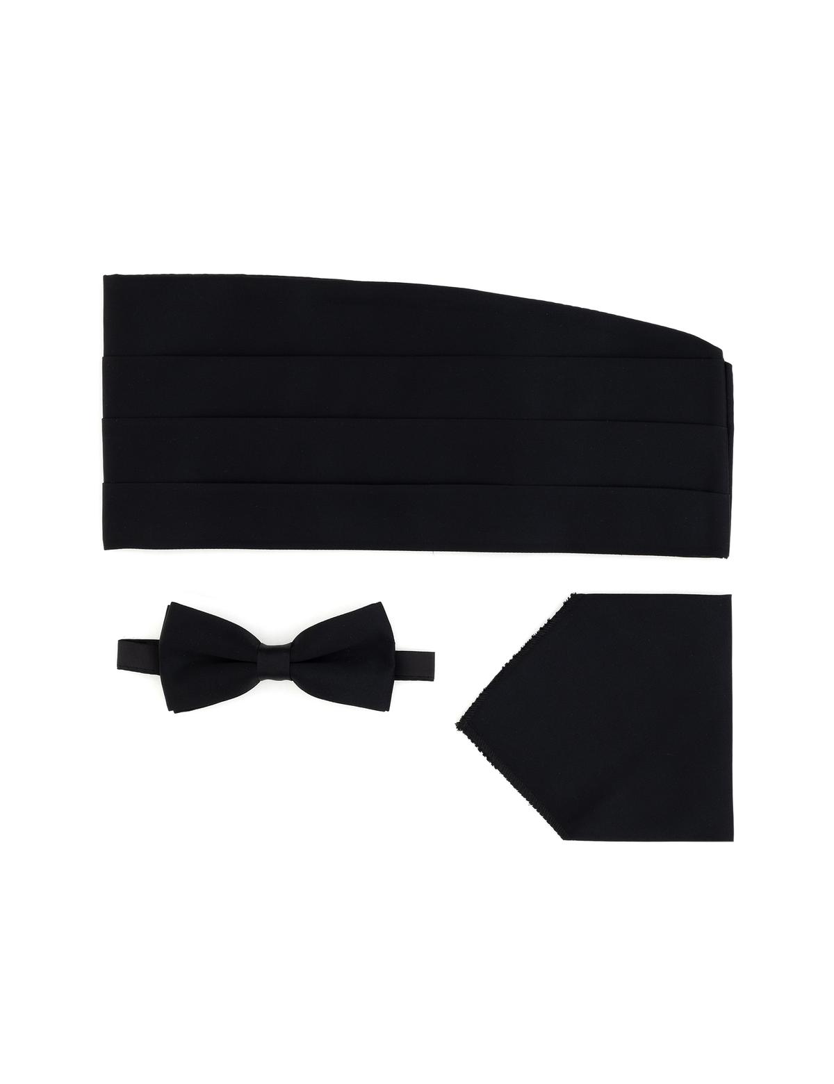 Siyah Papyon & Kuşak Seti