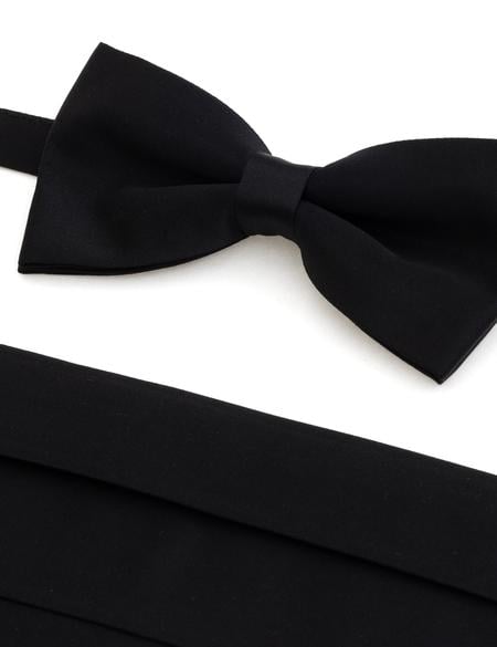 Siyah Papyon & Kuşak Seti - 50308875001