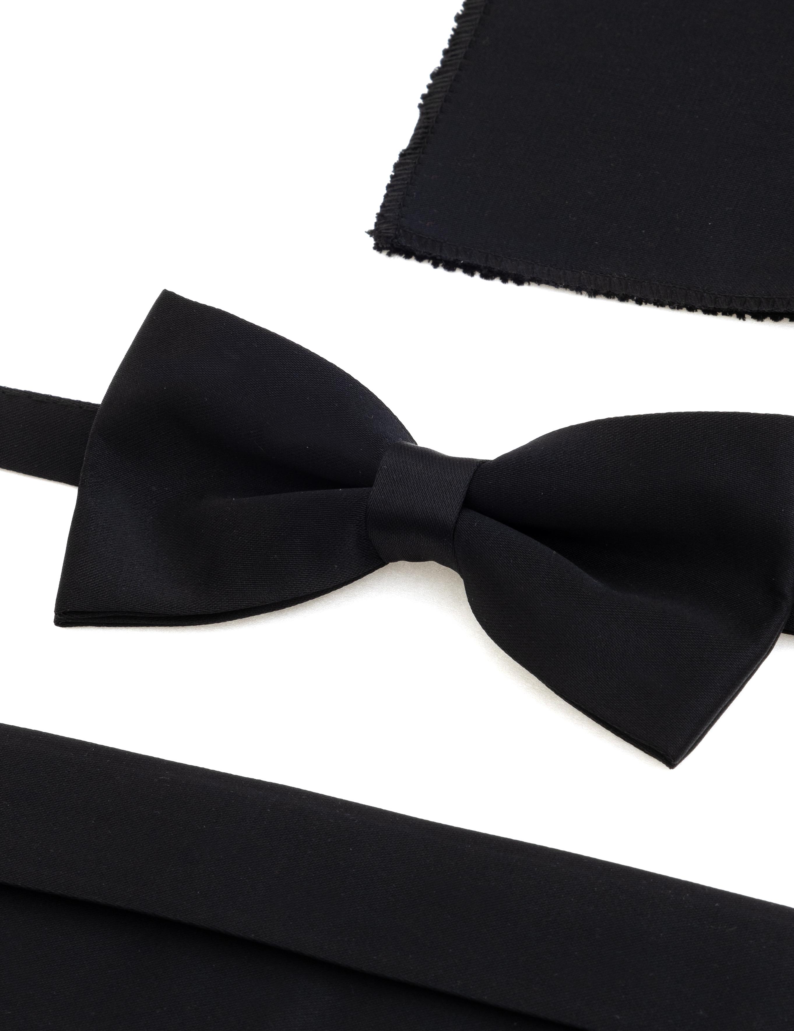 Siyah Papyon & Kuşak Seti