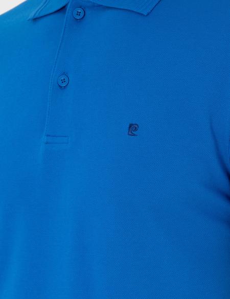 Saks Slim Fit %100 Pamuk Polo Yaka Basic Tişört - 50306448063