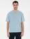 Açık Mavi Comfort Fit Basic Tişört