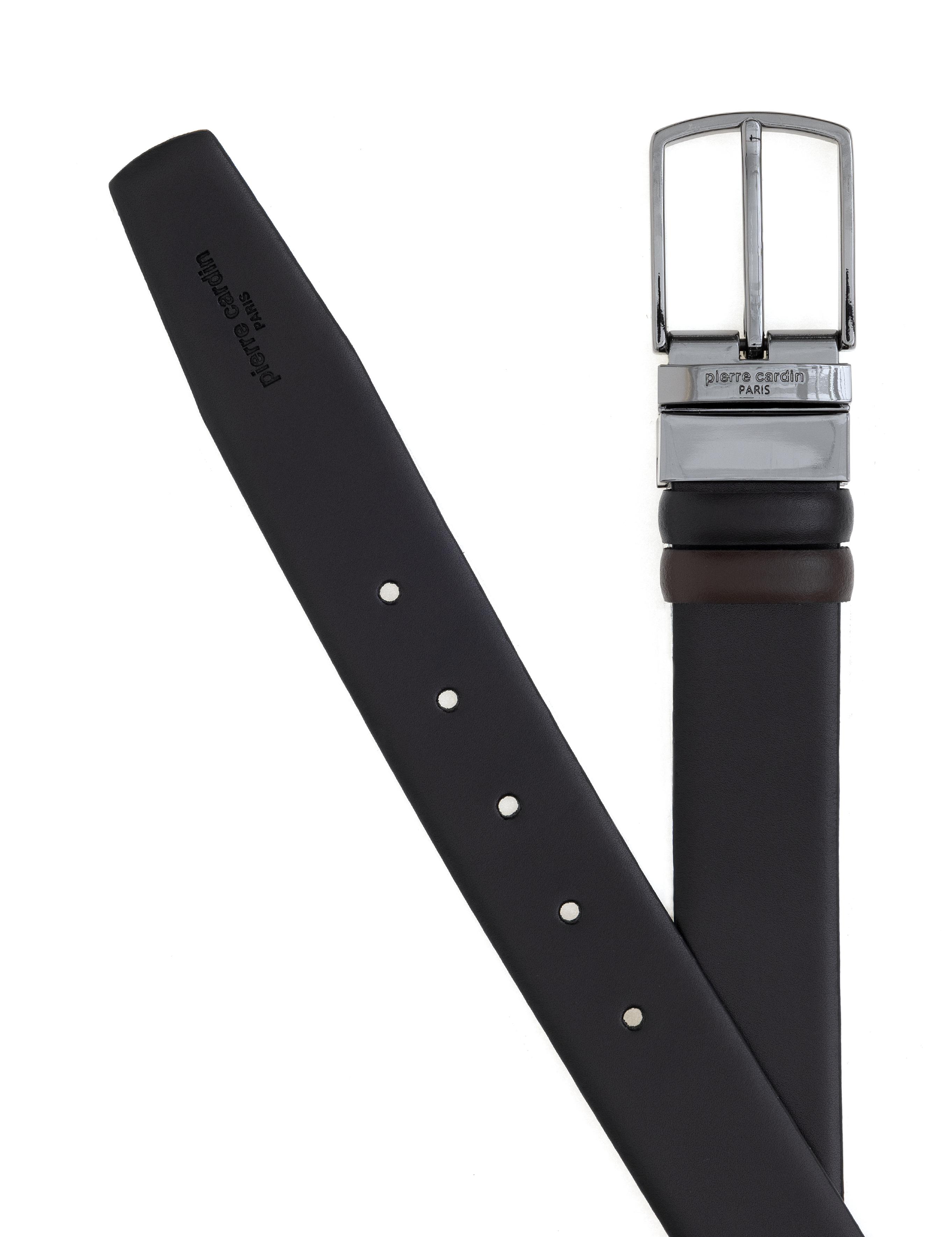 Siyah Çift Taraflı Kemer