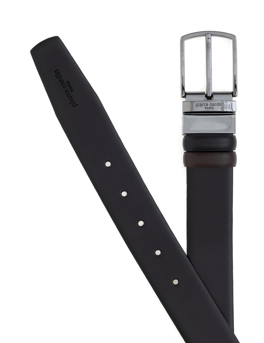 Siyah Çift Taraflı Kemer