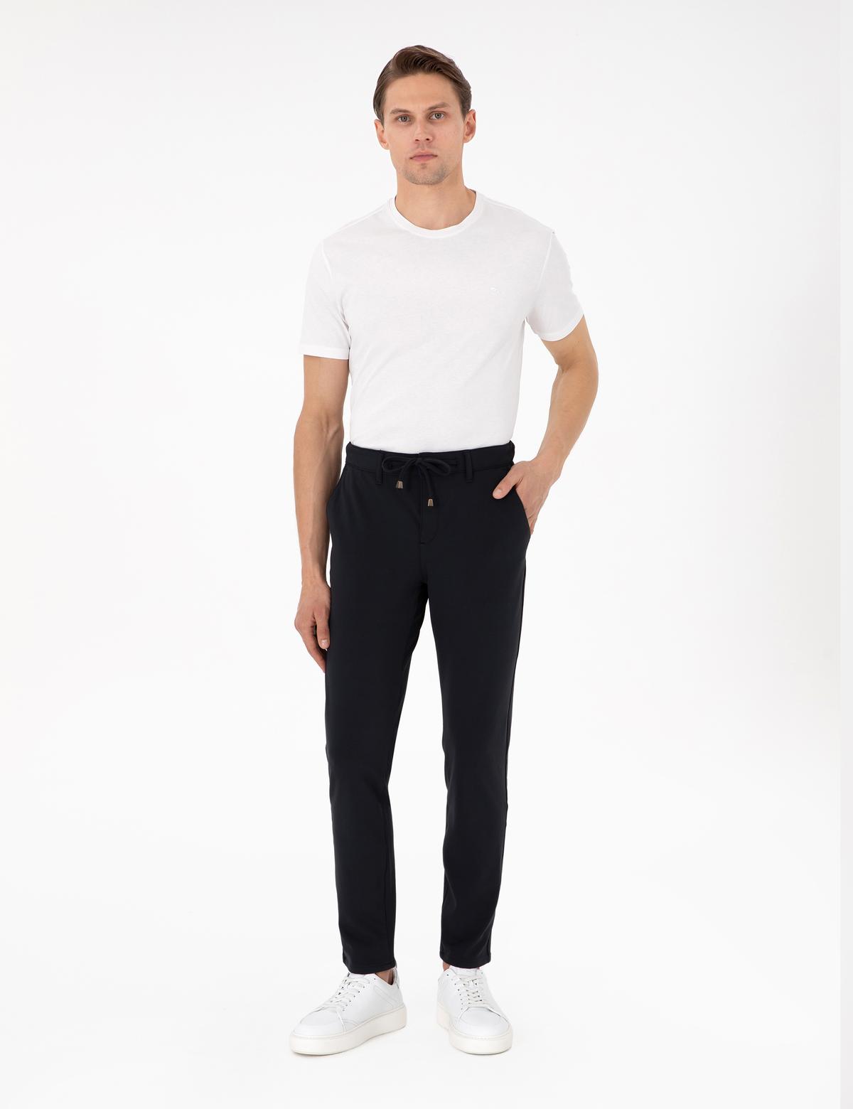 Ekru %100 Pamuk Slim Fit Bisiklet Yaka Basic Tişört - 50306980109