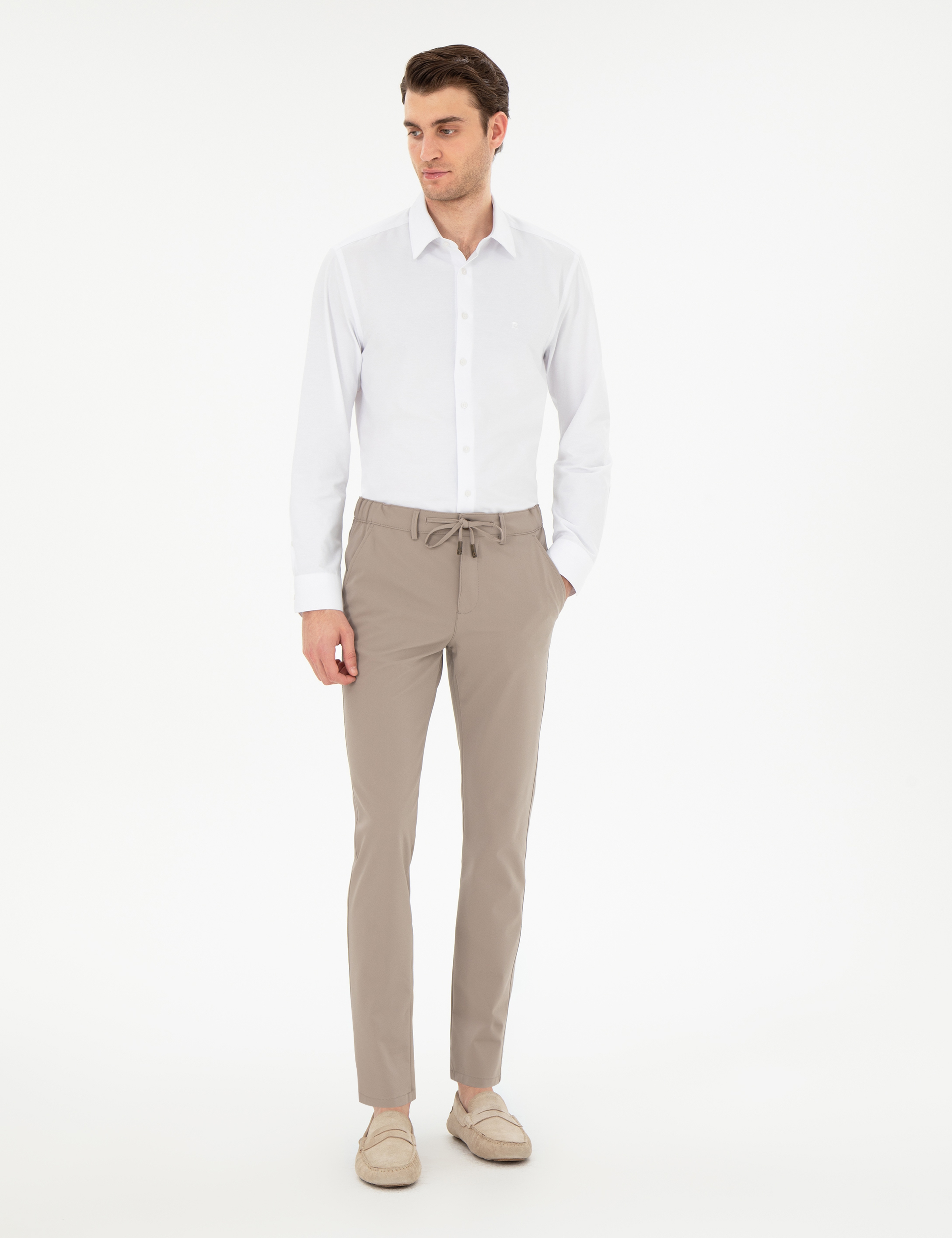 Vizon Slim Fit Esnek Jogger Kanvas Pantolon - Image 3