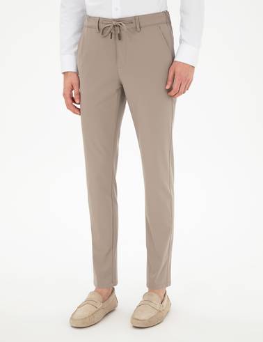 Vizon Slim Fit Esnek Jogger Kanvas Pantolon