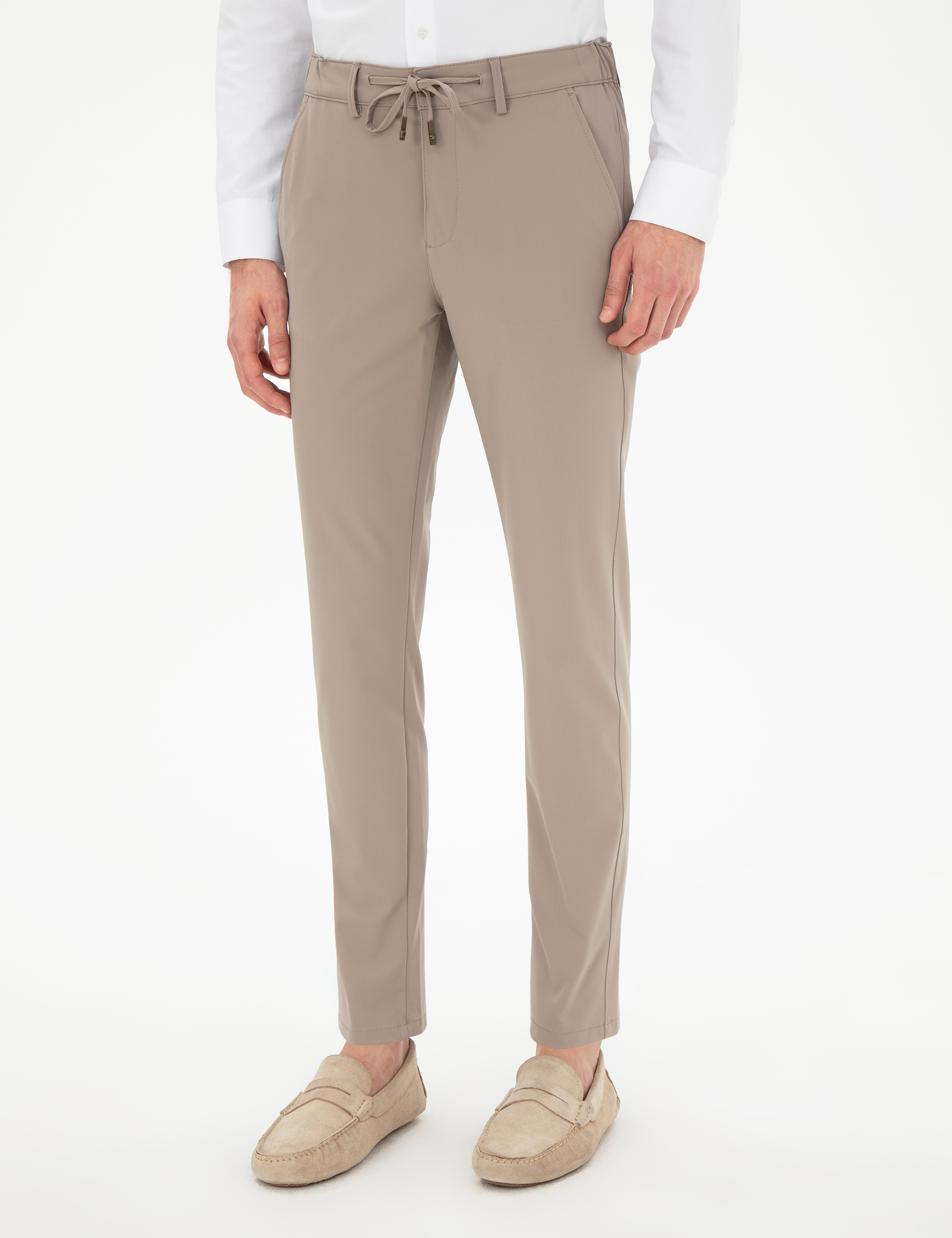 Vizon Slim Fit Esnek Jogger Kanvas Pantolon