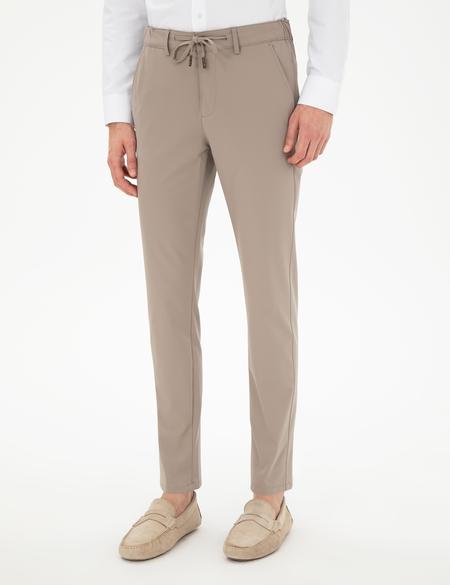 Vizon Slim Fit Esnek Jogger Kanvas Pantolon - 50305839256