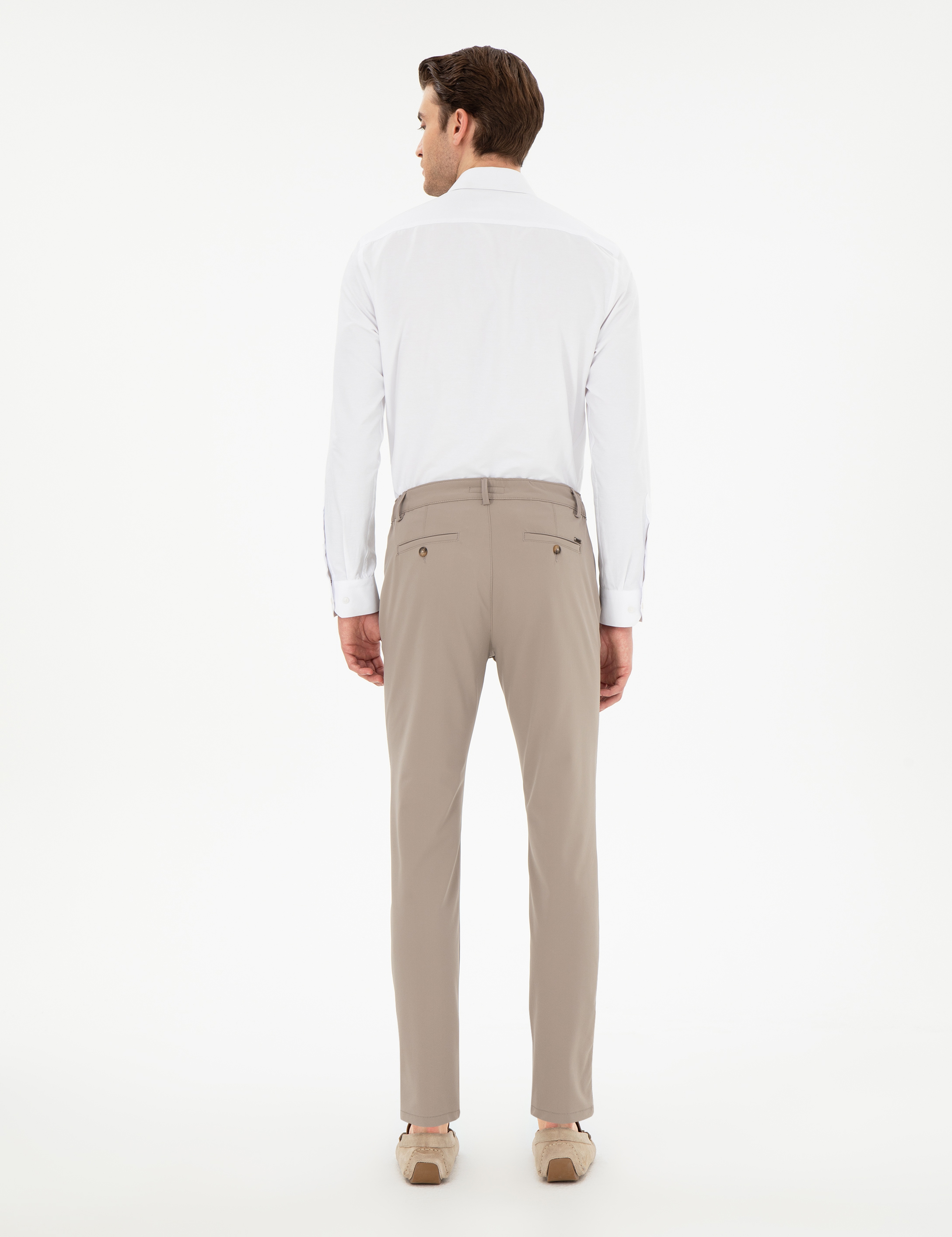 Vizon Slim Fit Esnek Jogger Kanvas Pantolon - Image 4