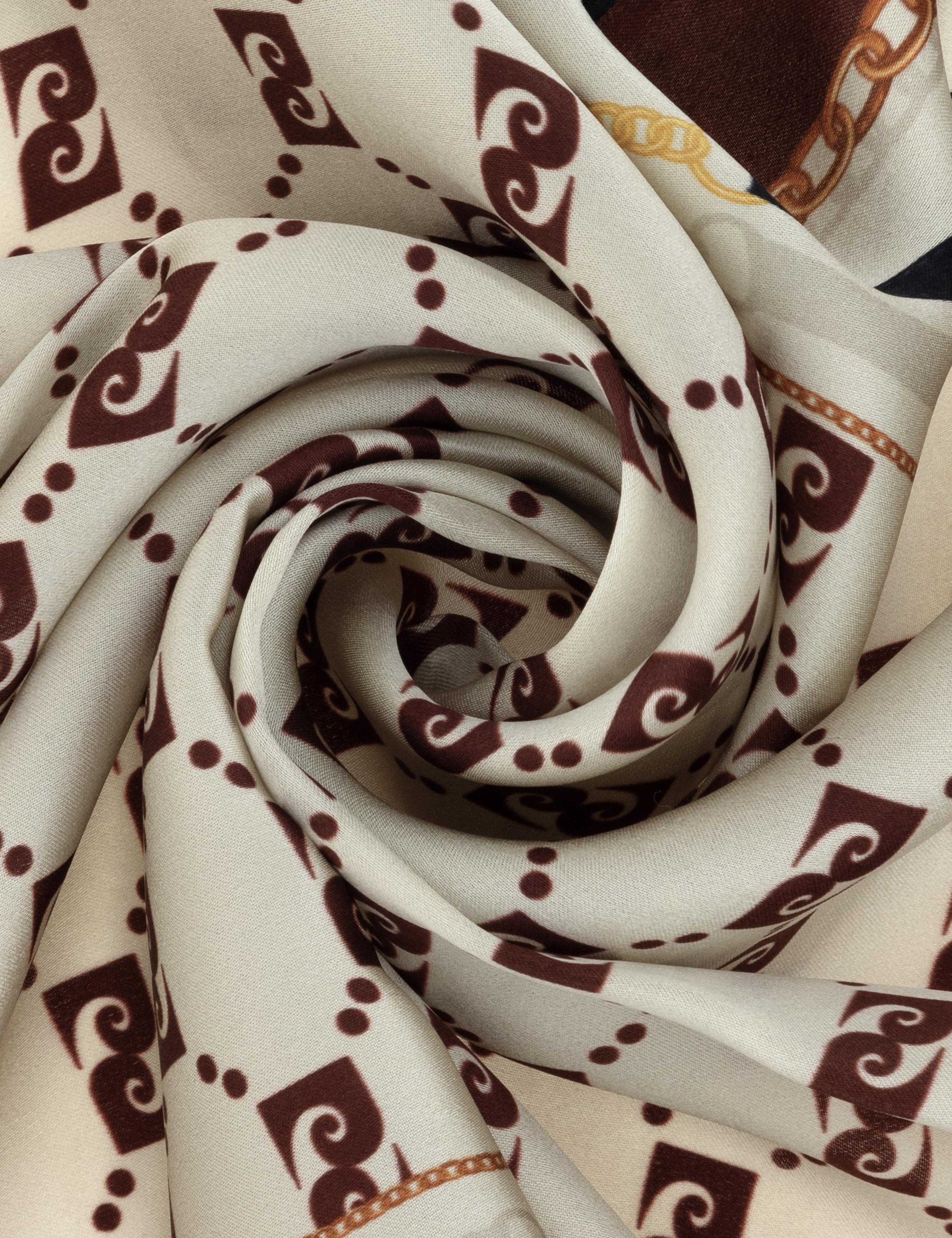 Kahverengi İpek Fular