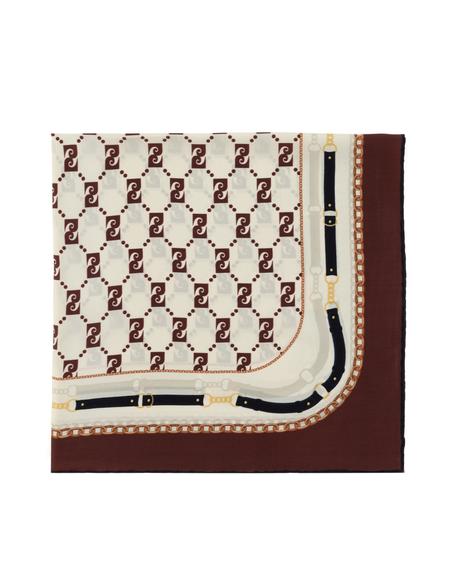 Kahverengi İpek Fular - 50309754001