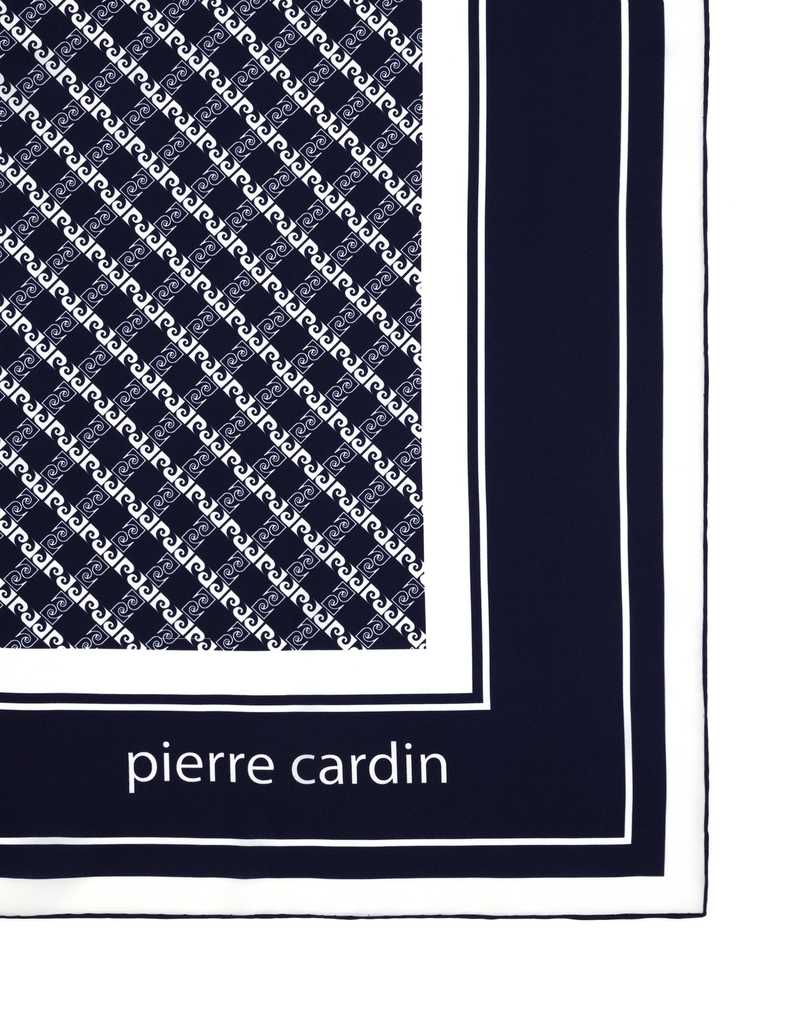 Lacivert İpek Eşarp