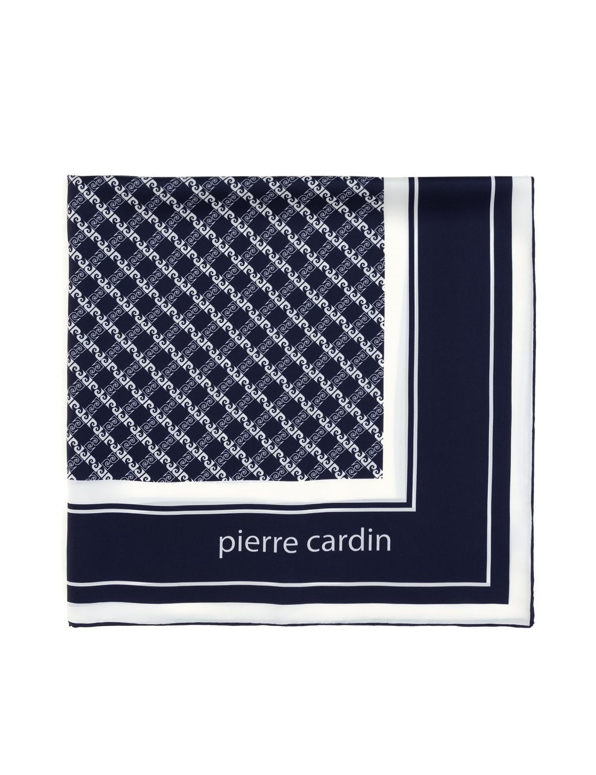 Lacivert İpek Eşarp - 50309584002