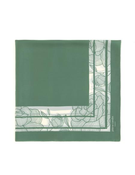 Yeşil İpek Eşarp - 50309585002