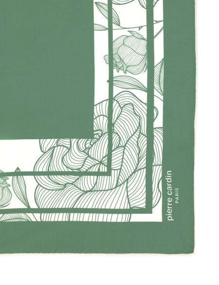 Yeşil İpek Eşarp - 50309585002