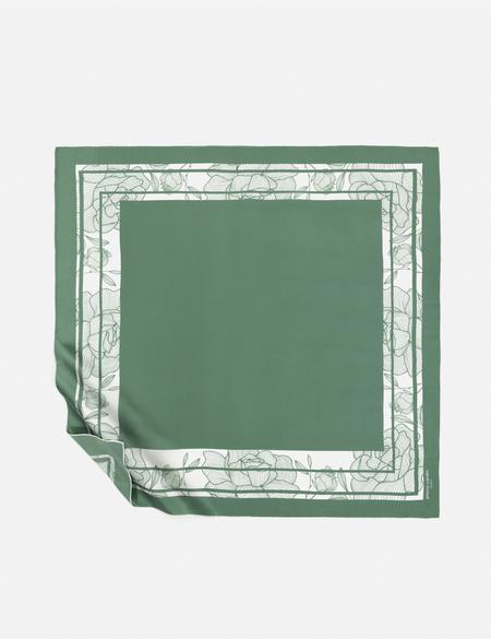 Yeşil İpek Eşarp - 50309585002