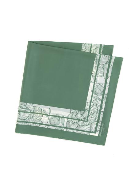 Yeşil İpek Eşarp - 50309585002