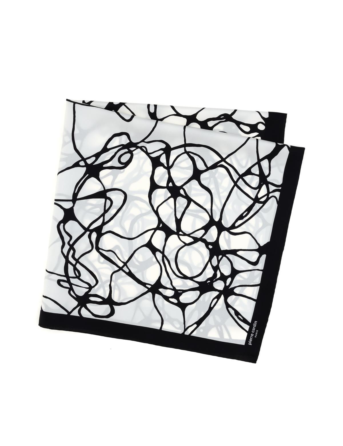 Siyah İpek Eşarp - 50309586002