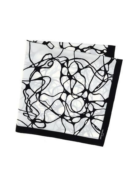 Siyah İpek Eşarp - 50309586002