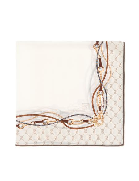 Kahverengi İpek Eşarp - 50309590002