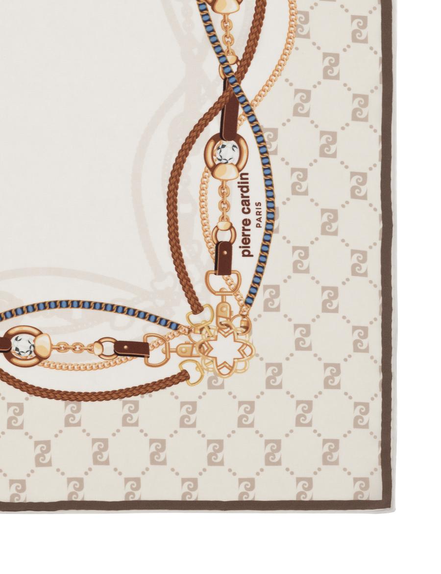 Kahverengi İpek Eşarp