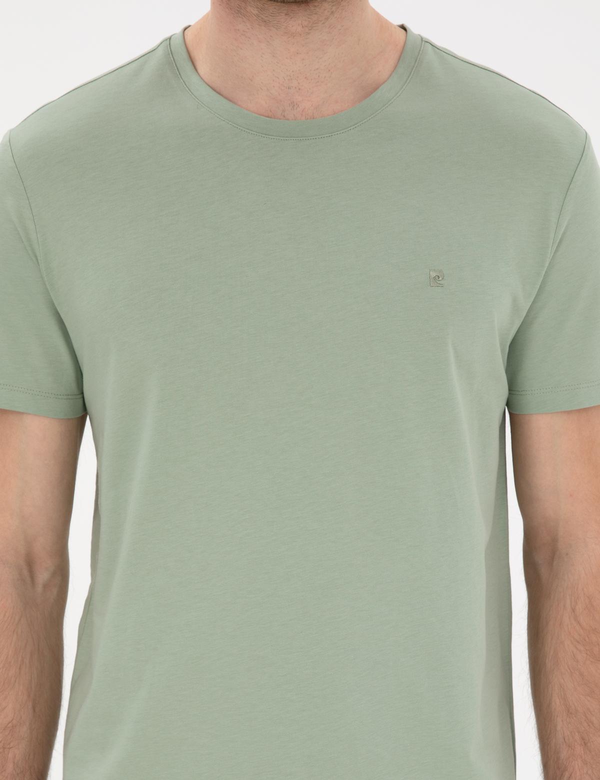 Çağla %100 Pamuk Slim Fit Bisiklet Yaka Basic Tişört - 50306980038