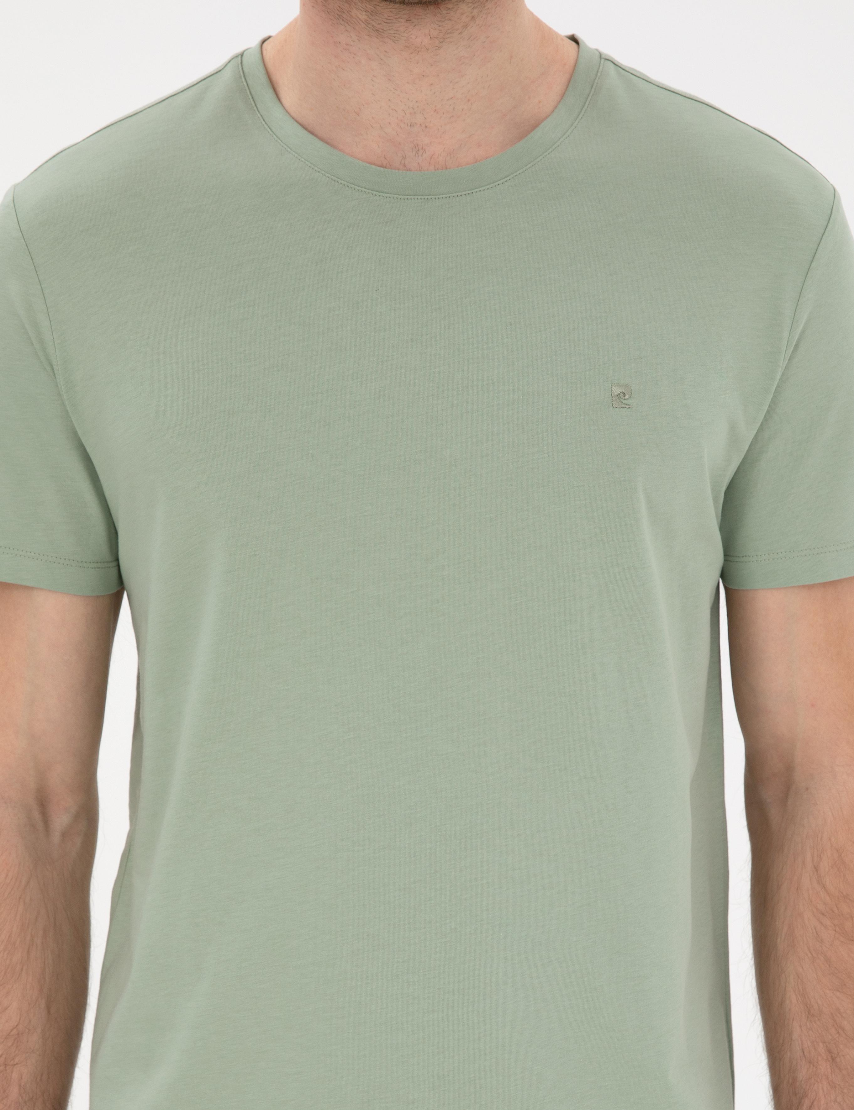 Çağla %100 Pamuk Slim Fit Bisiklet Yaka Basic Tişört