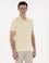 Açık Sarı Slim Fit Kıvrılmaz Polo Yaka Basic Tişört