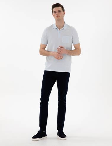Lacivert Slim Fit Jean Pantolon