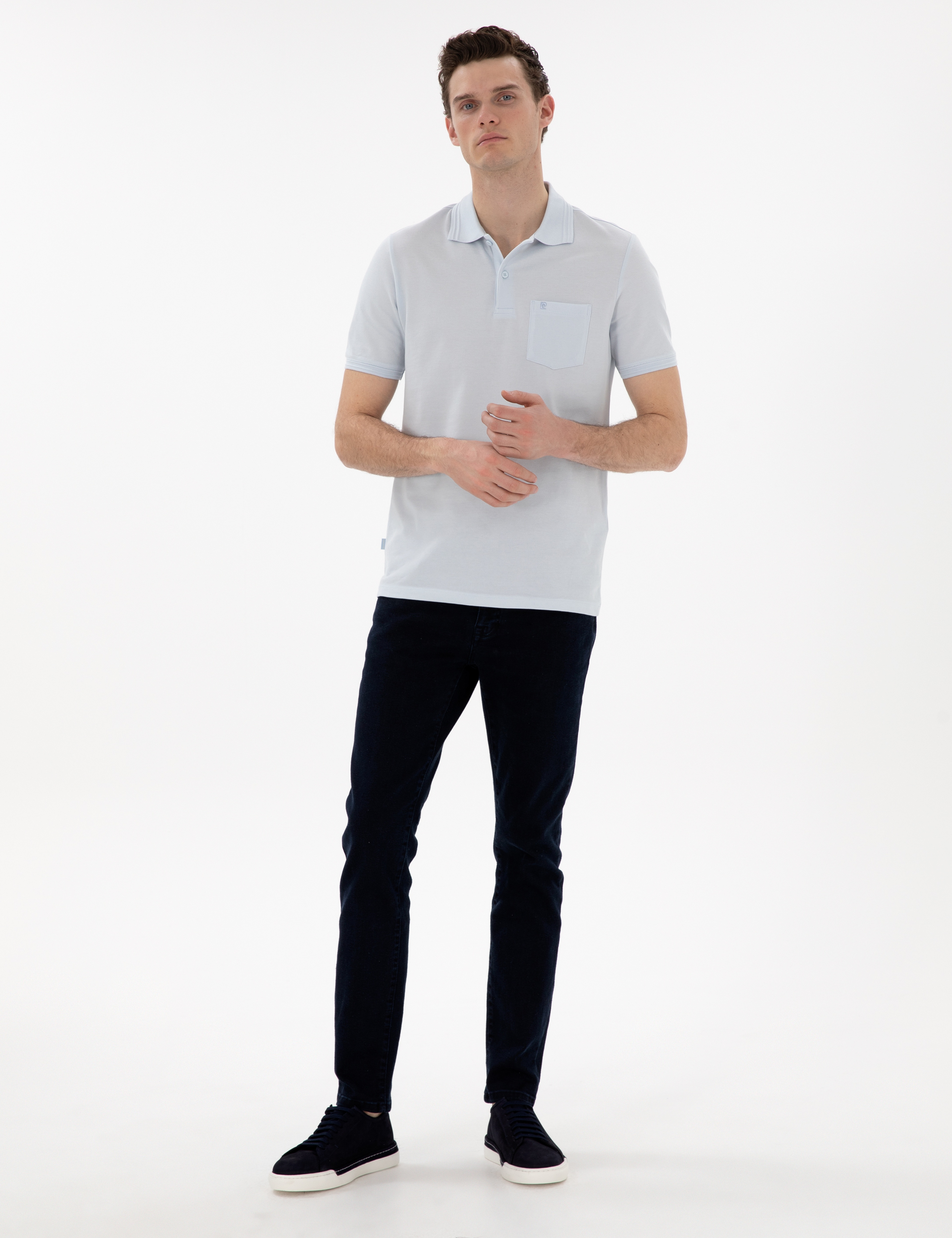 Lacivert Slim Fit Jean Pantolon - Image 3