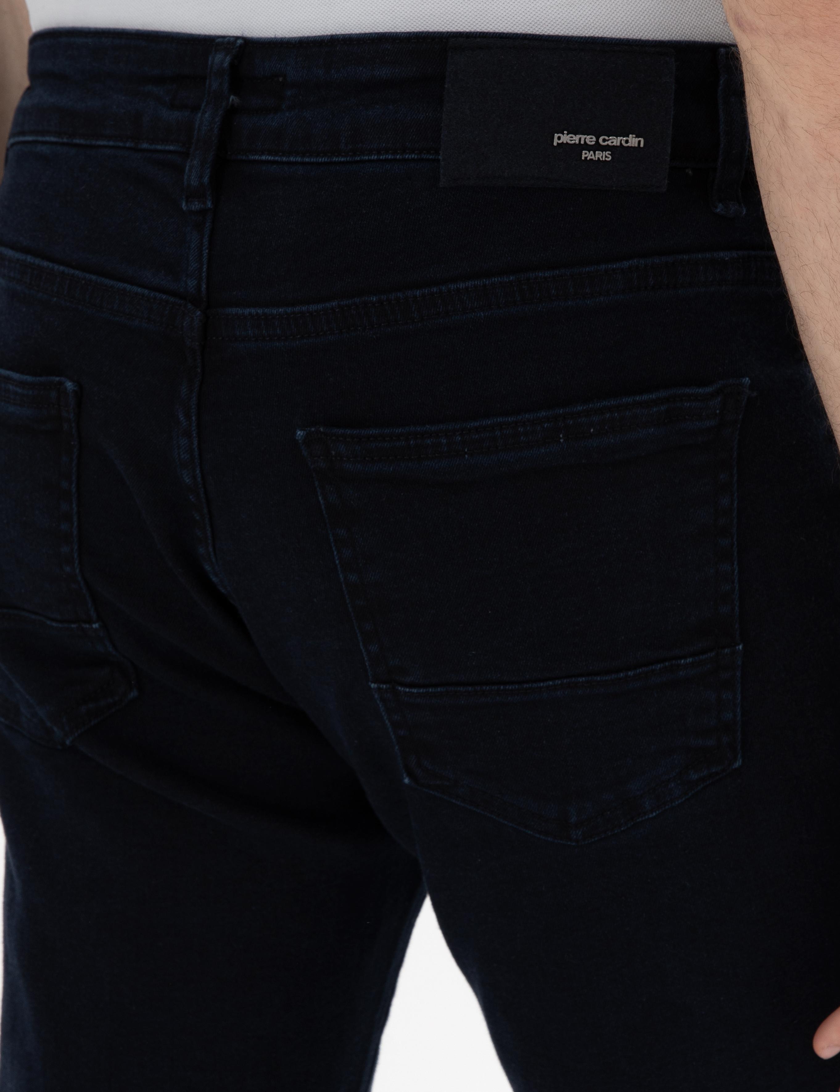 Lacivert Slim Fit Jean Pantolon