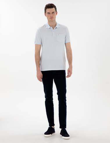 Lacivert Slim Fit Jean Pantolon
