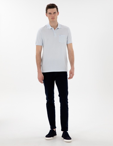 Lacivert Slim Fit Jean Pantolon