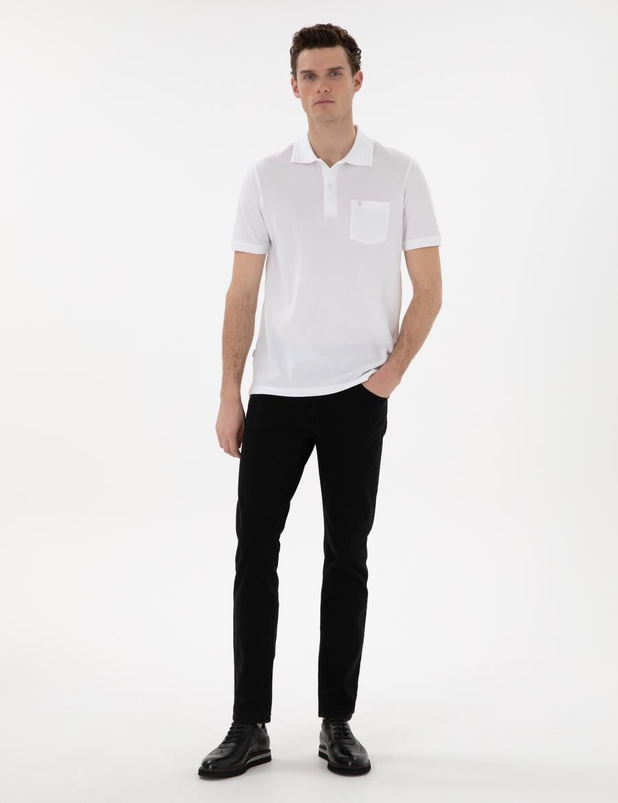 Antrasit Slim Fit Jean Pantolon