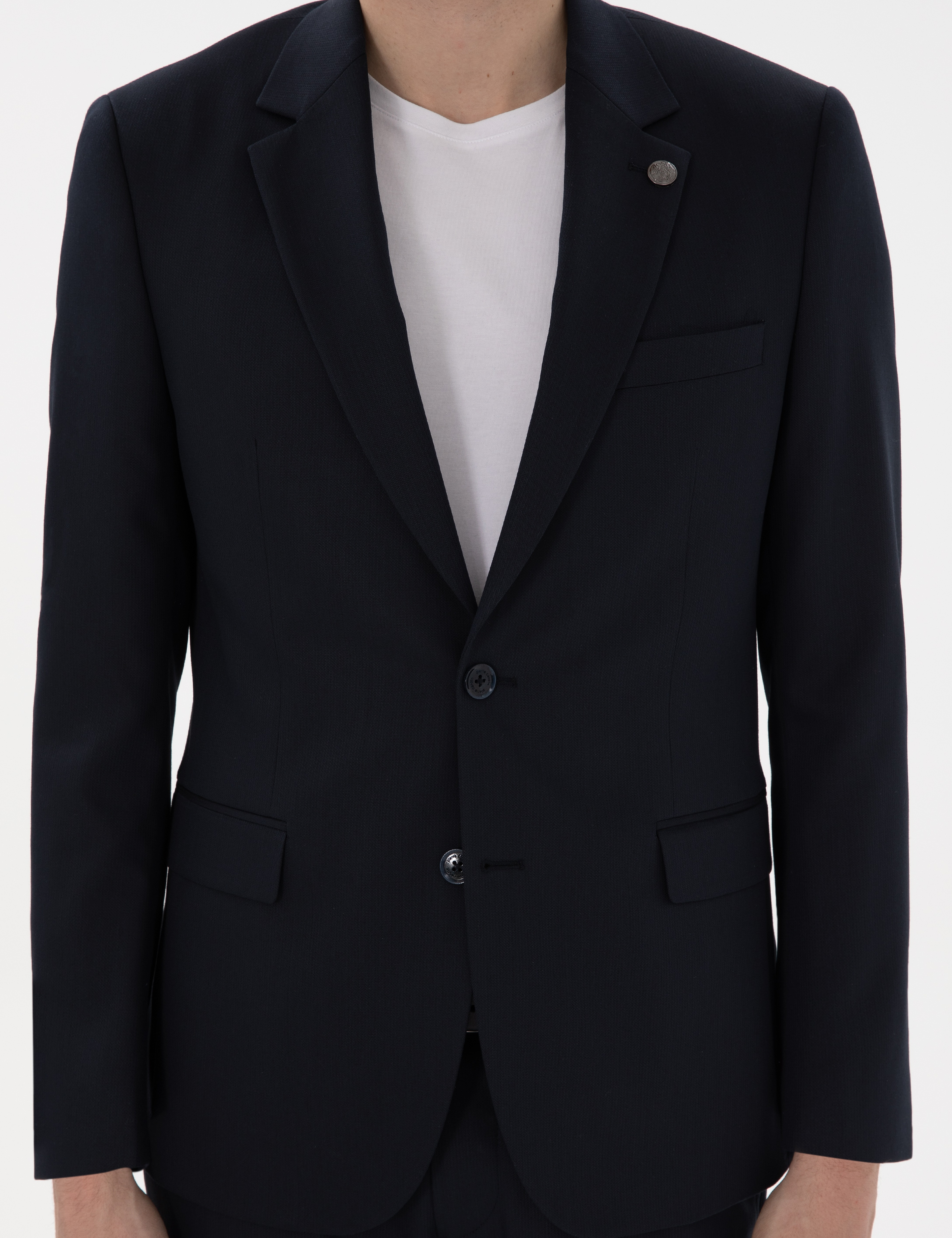 Lacivert Slim Fit Takım Elbise