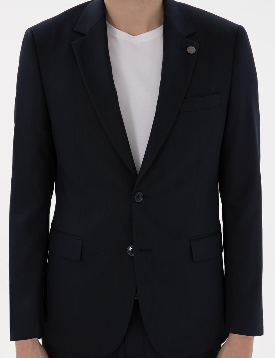 Lacivert Slim Fit Takım Elbise