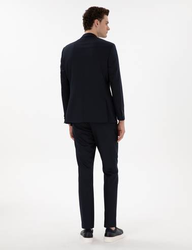 Lacivert Slim Fit Takım Elbise