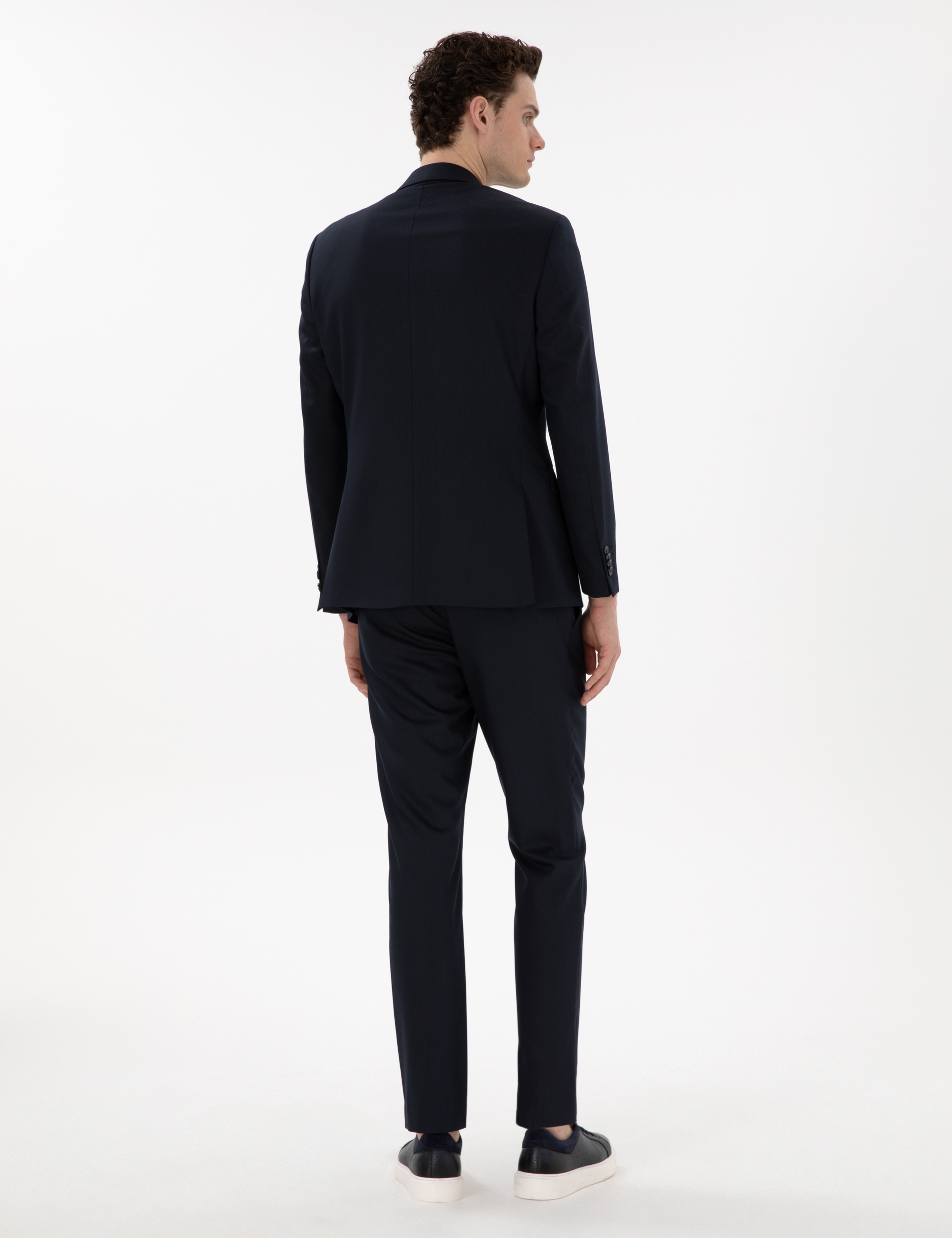 Lacivert Slim Fit Takım Elbise