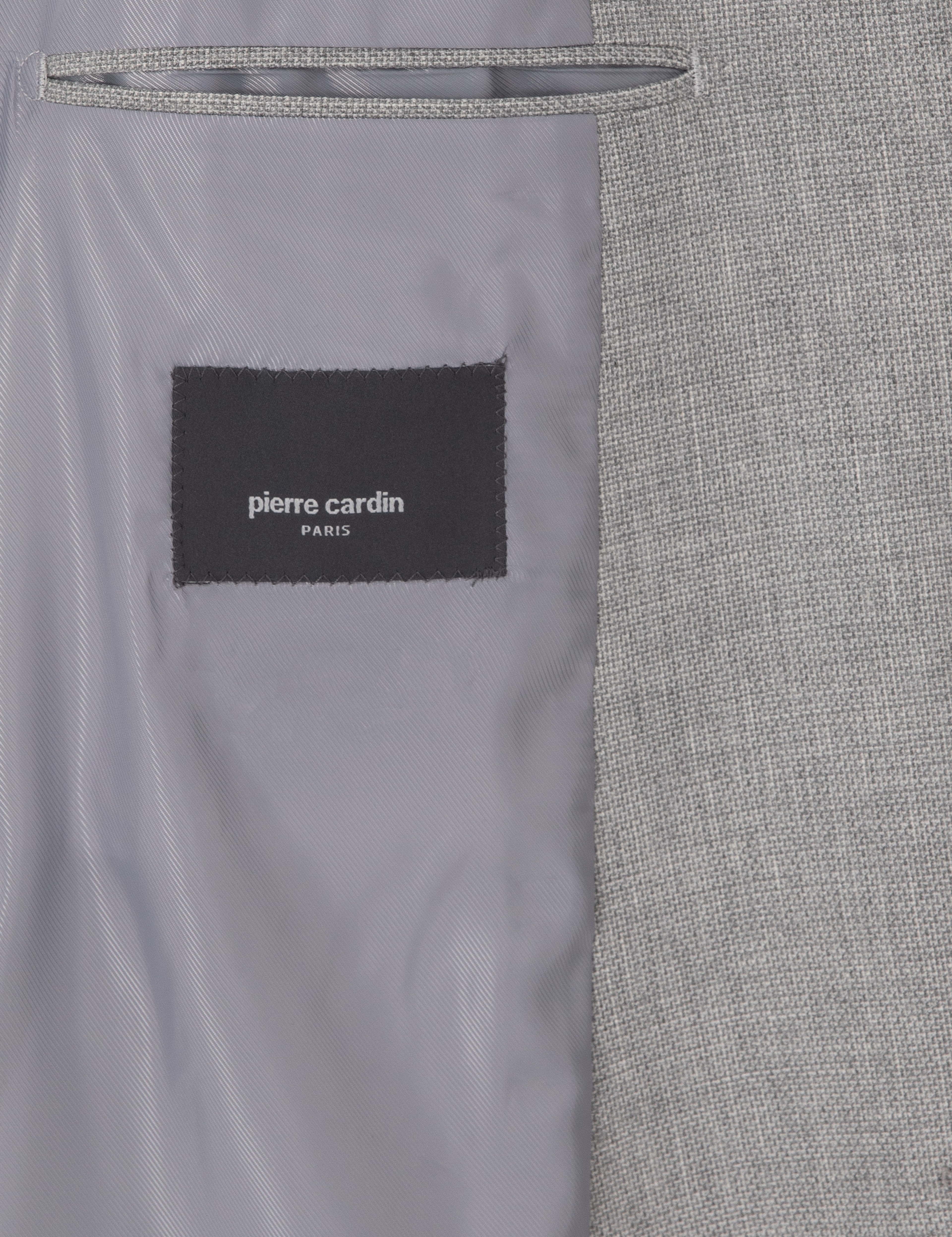 Gri Extra Slim Fit Keten Karışımlı Ceket - Image 6