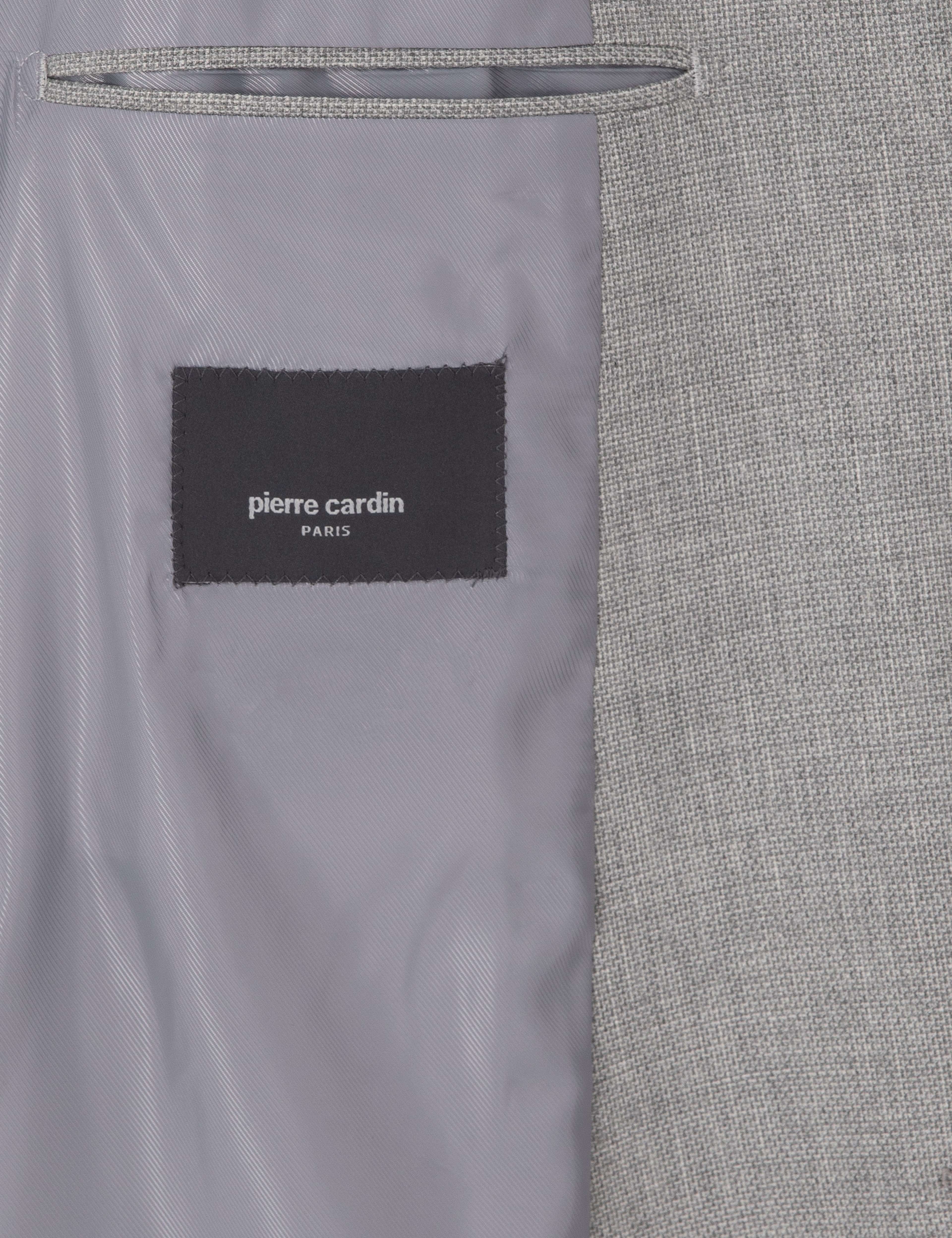 Gri Extra Slim Fit Keten Karışımlı Ceket