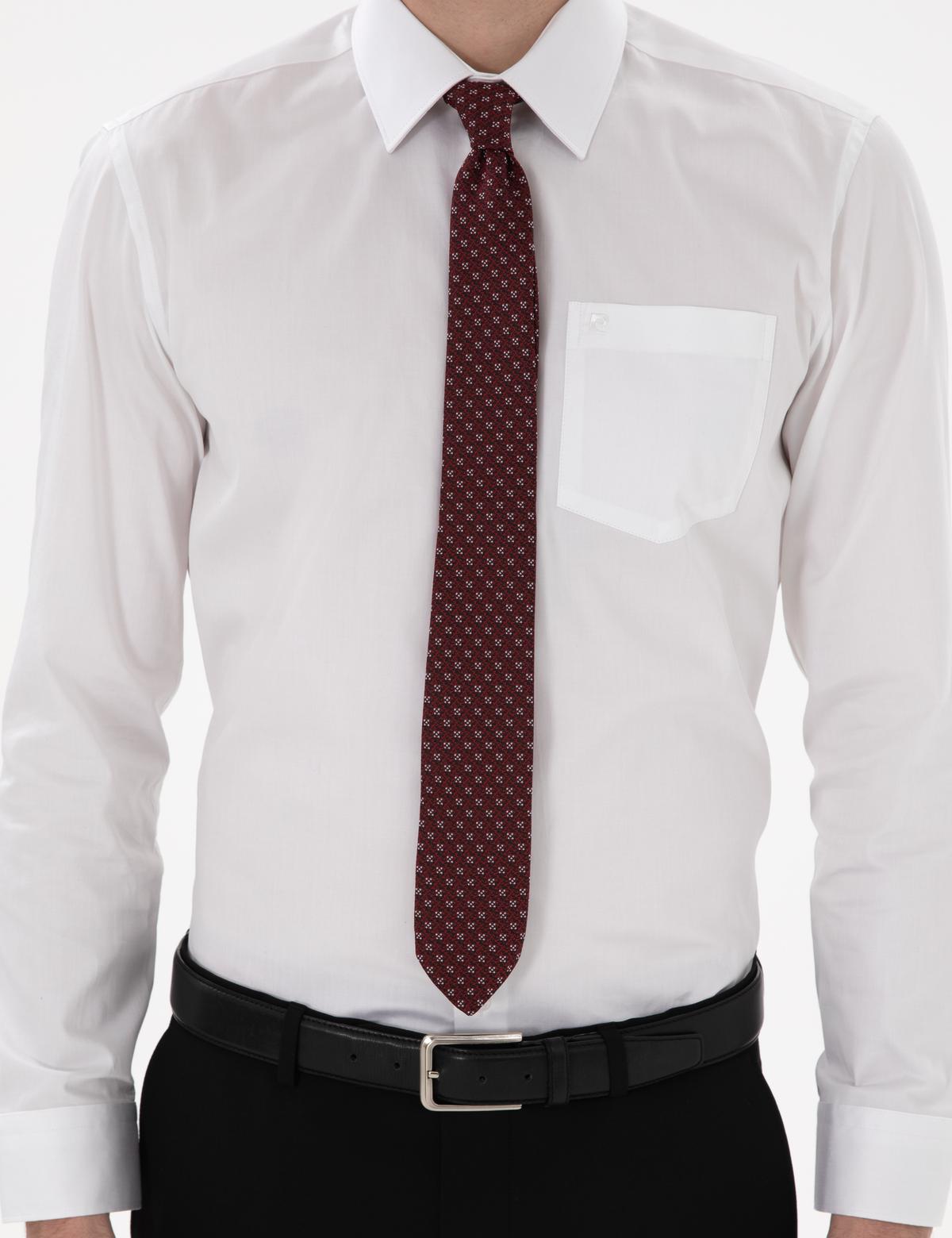 Beyaz Parlak Saten Regular Fit Uzun Kollu Basic Gömlek - 50302972015