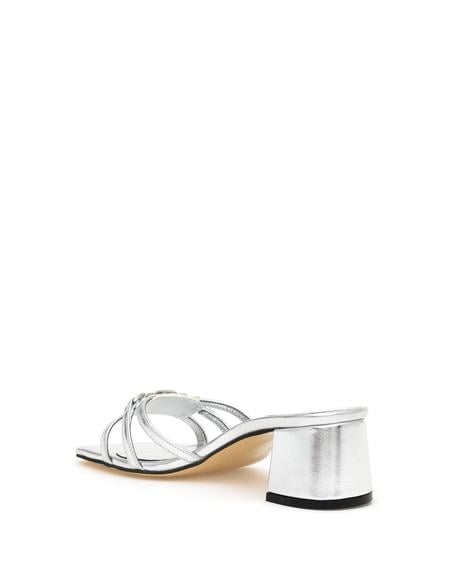 Gümüş Topuklu Terlik - 50305467017