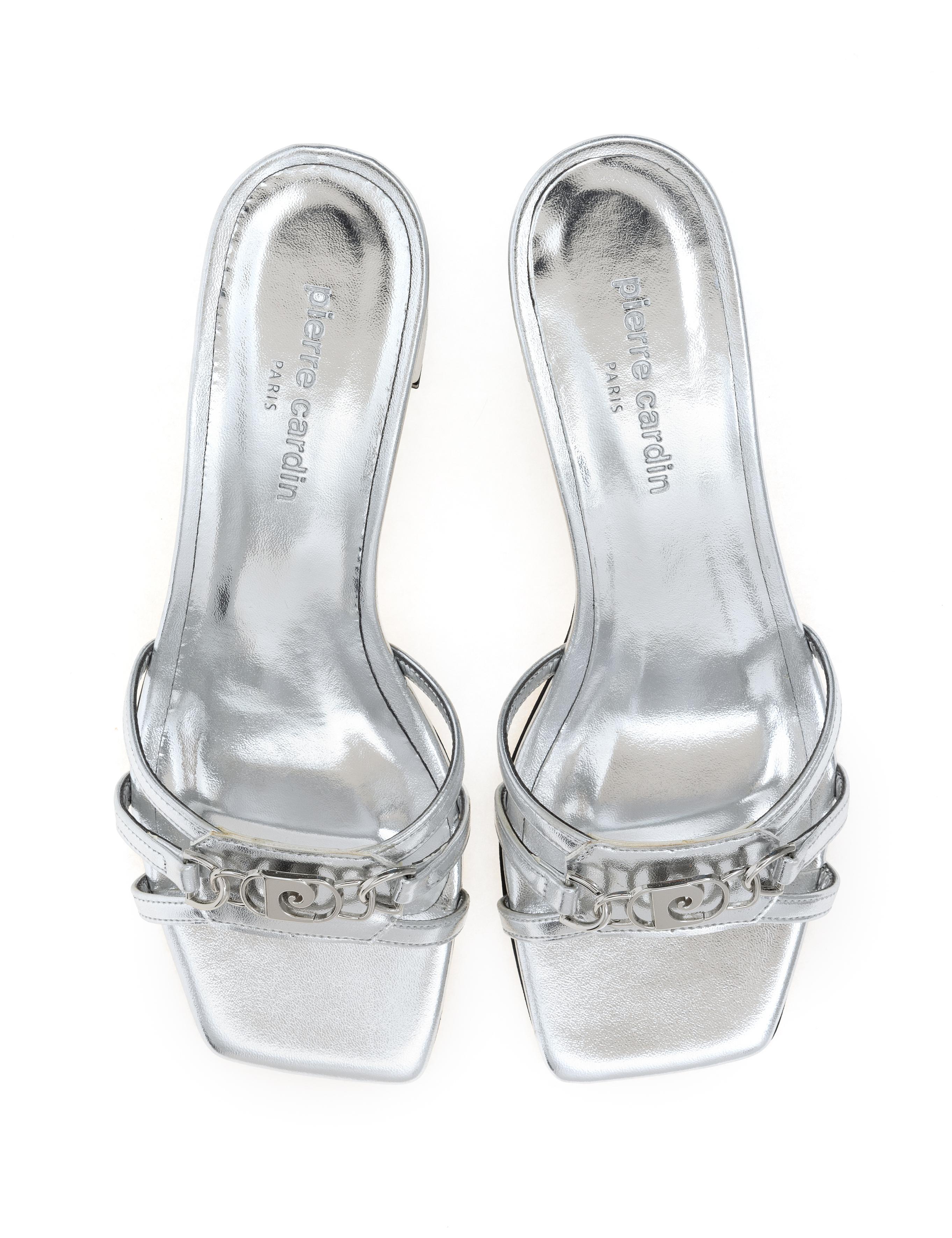 Gümüş Topuklu Terlik