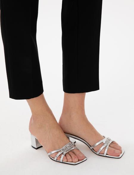 Gümüş Topuklu Terlik - 50305467017