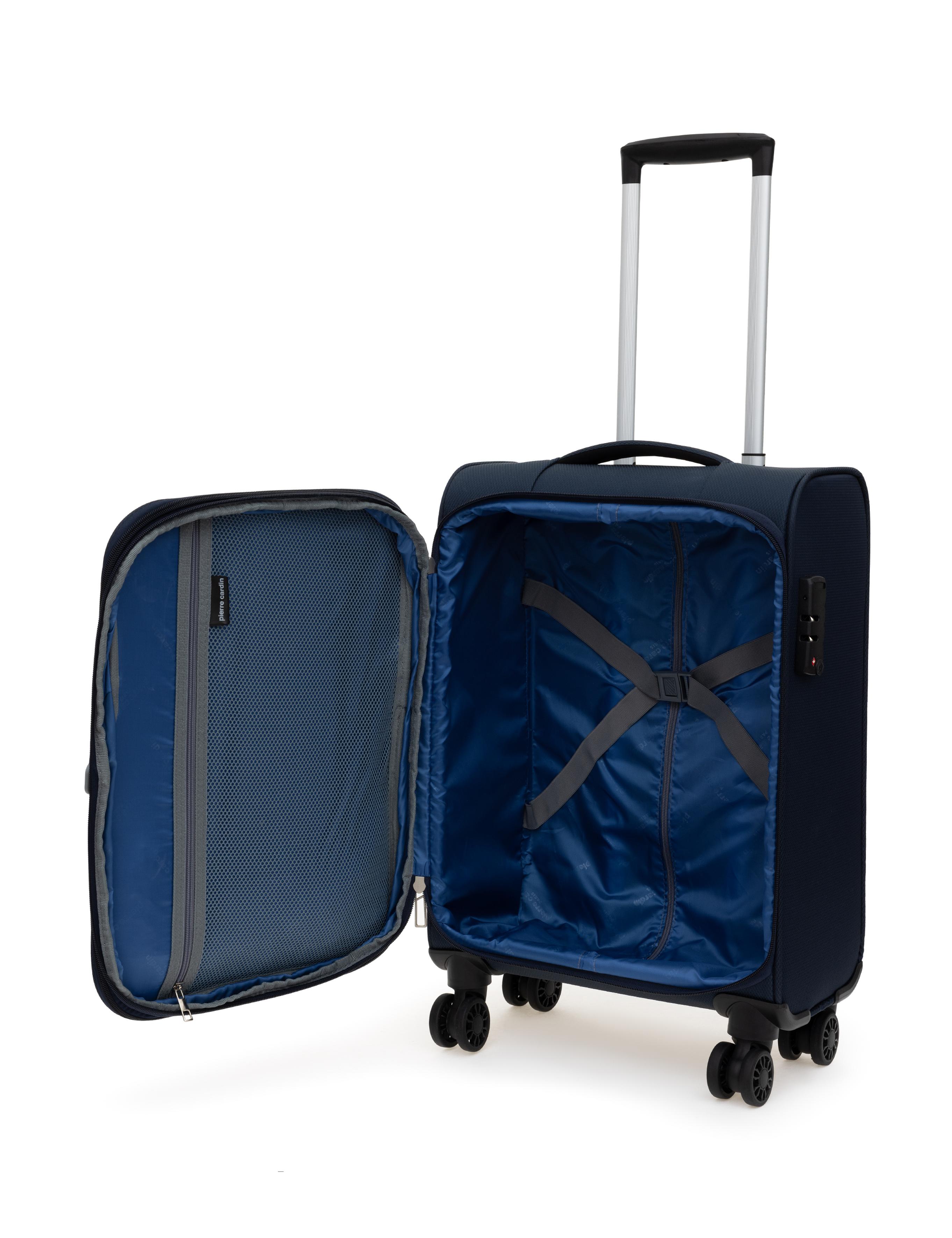 Lacivert Kabin Boy Kumaş Valiz