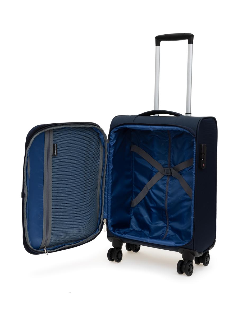 Lacivert Kabin Boy Kumaş Valiz