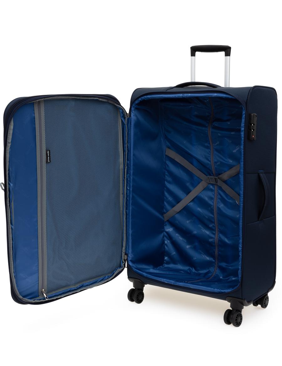 Lacivert Büyük Boy Kumaş Valiz